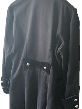 Shrine of Hollywood Men's Black Victorian Gothic Pirate’s Jacket